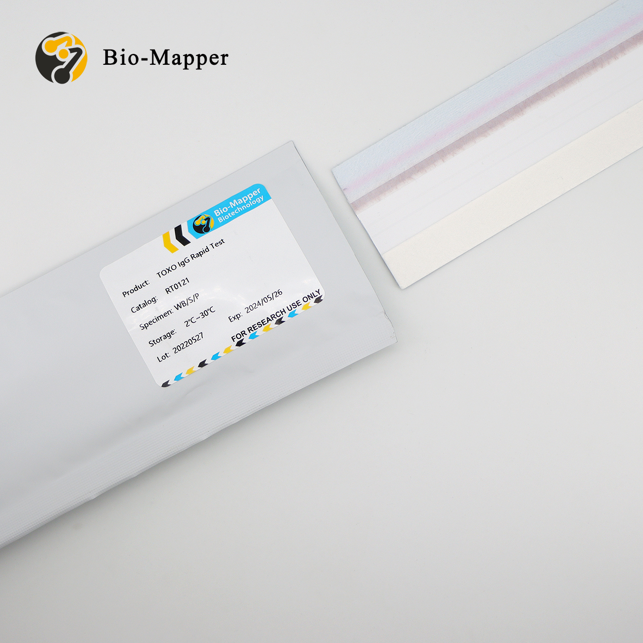 Best Cheap Mugwort Allergen Antigen Factory - TOXO IgG Rapid Test Uncut Sheet – Bio-mapper