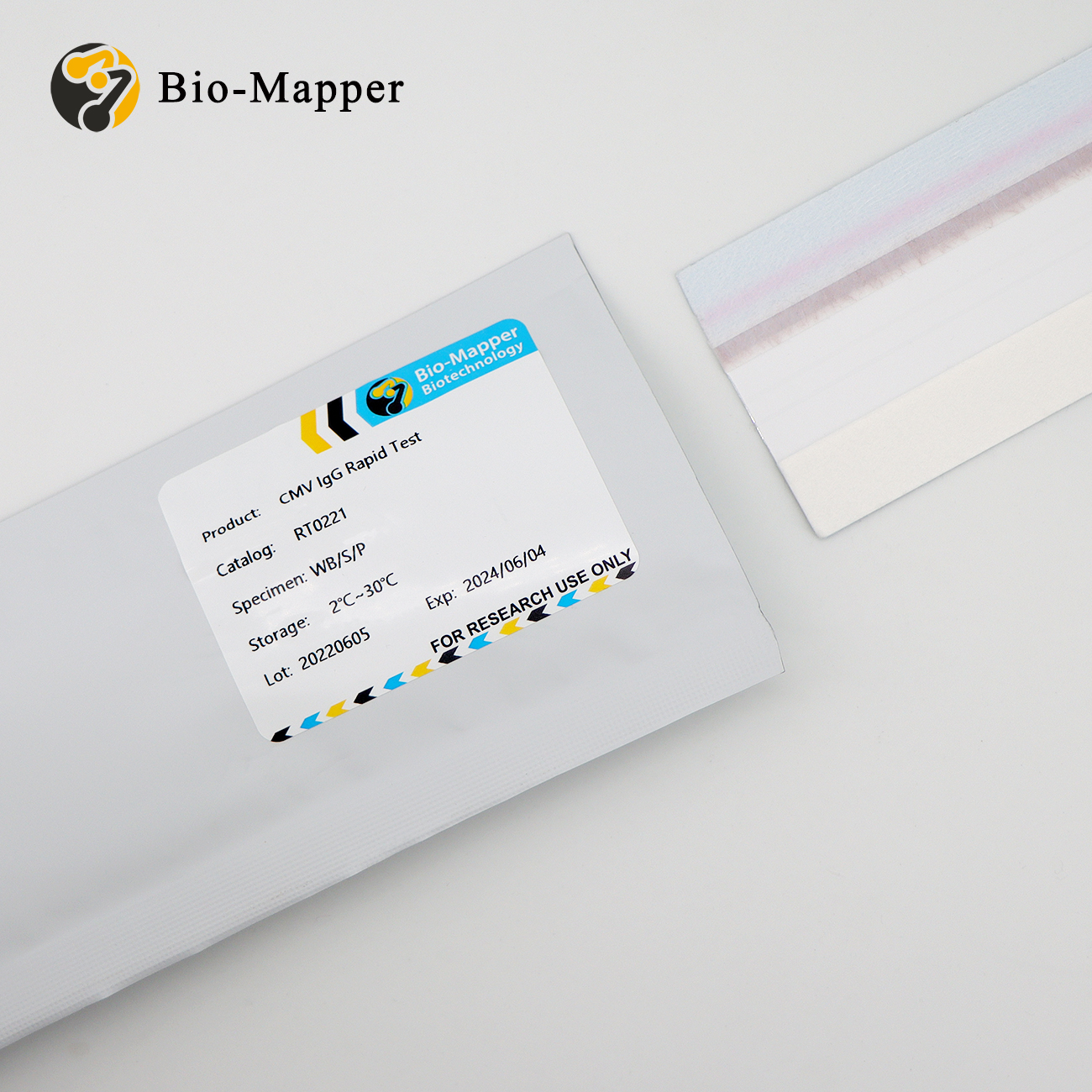 Wholesale  High Quality Leptospira Liga Antigen Manufacturers - CMV IgG Rapid Test Uncut Sheet – Bio-mapper