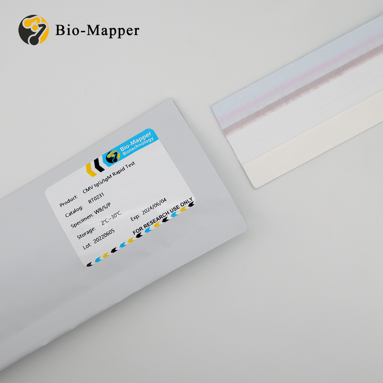 CE Certification Mp Igg Uncut Sheet Supplier - CMV IgG/IgM Rapid Test – Bio-mapper