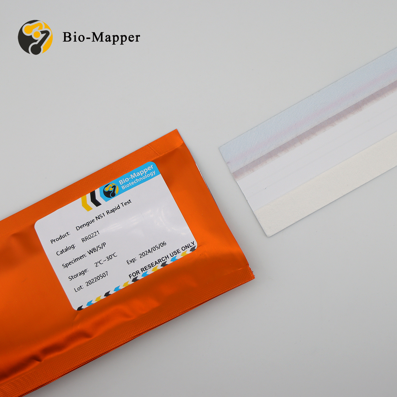 Wholesale  High Quality Bvdv P80 Antigen Products - Dengue NS1 Rapid Test Uncut Sheet – Bio-mapper