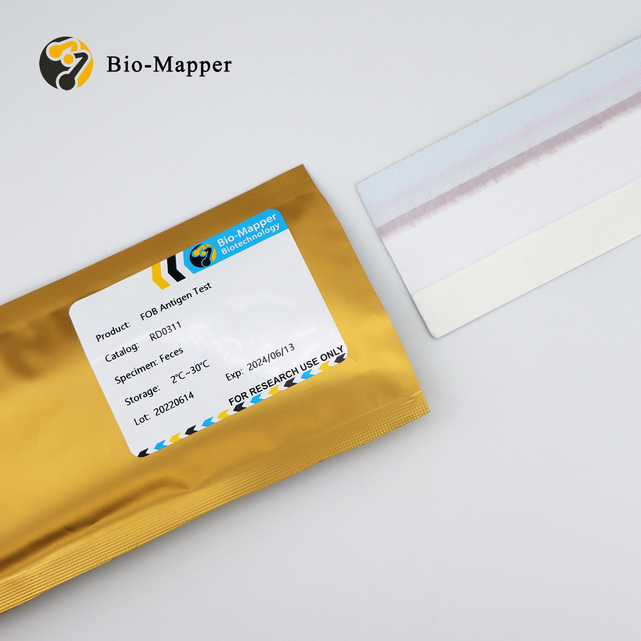 Best Cheap Meales Igg/Igm Uncut Sheet Supplier - FOB Antigen Test Uncut Sheet – Bio-mapper