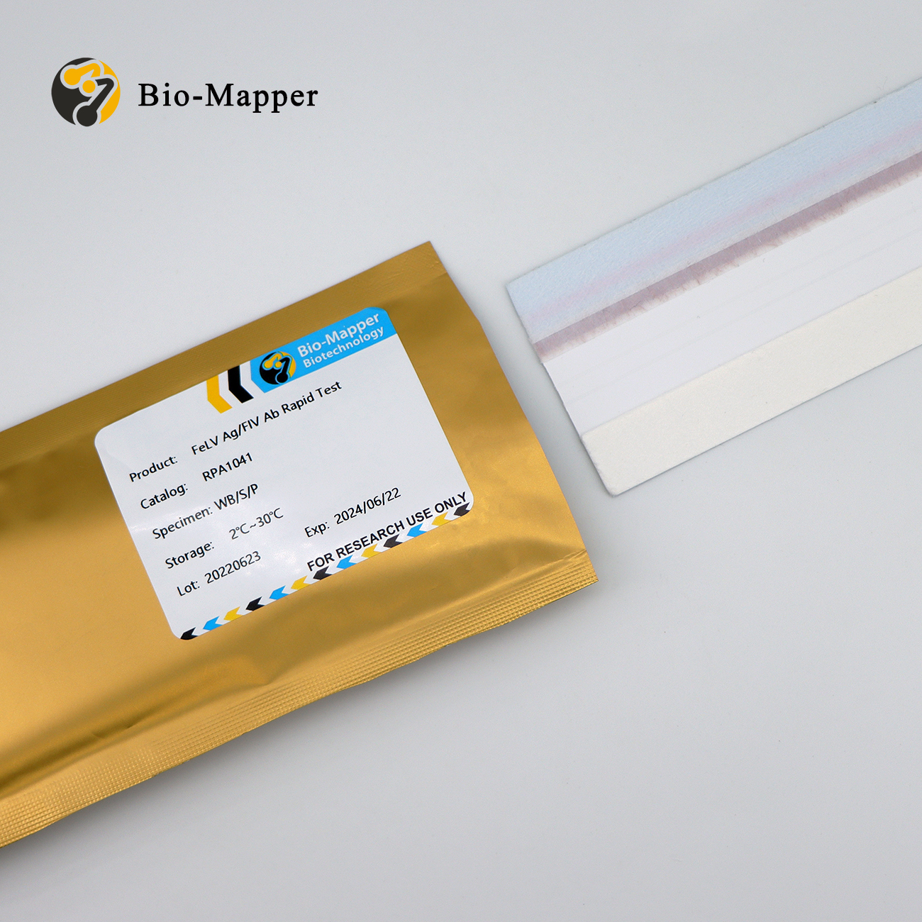 Buy Discount Tb 16 Antigen Suppliers - FeLV Ag/FIV Ab Rapid Test Uncut Sheet – Bio-mapper