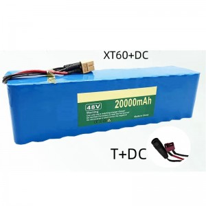 48V 20000mah (20ah) 18650 lithium batteries for electric motorcycle/ bicycle/vehicle/device