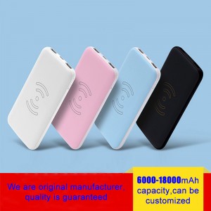 New 6000-18000 mAh portable power bank for small electronic product, humidifier,mobile phone, etc