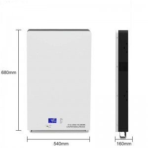 Wall-mounted solar energy storage, home energy storage lithium battery