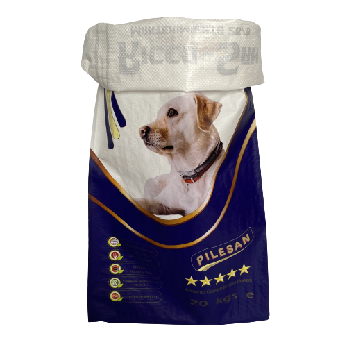PP woven side gusset printed plastic bag for pet food