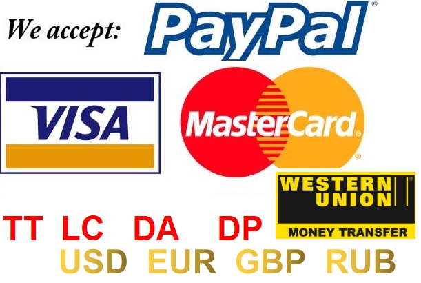 our factory  can accept payment methods in multiple currencies