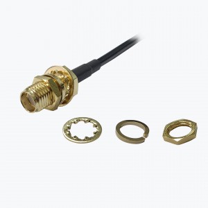 RF cable assembly SMA male to SMA female RG174