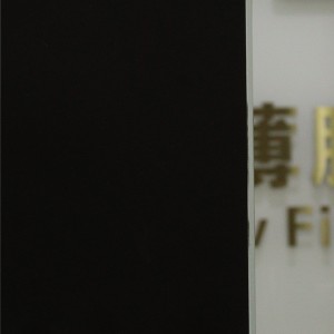 Opaque Black glass decorative film
