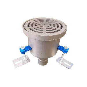 Disinfectant Industrial Sprayer Manufacturer –  304 stainless steel circular floor drain with Two layers of filter  – Bomeida
