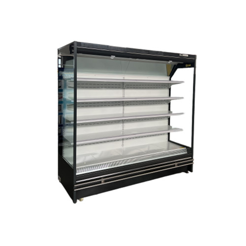 Hot sale Factory China Commercial Front Open Fruit Vegetable Display Freezer with Air Curtain
