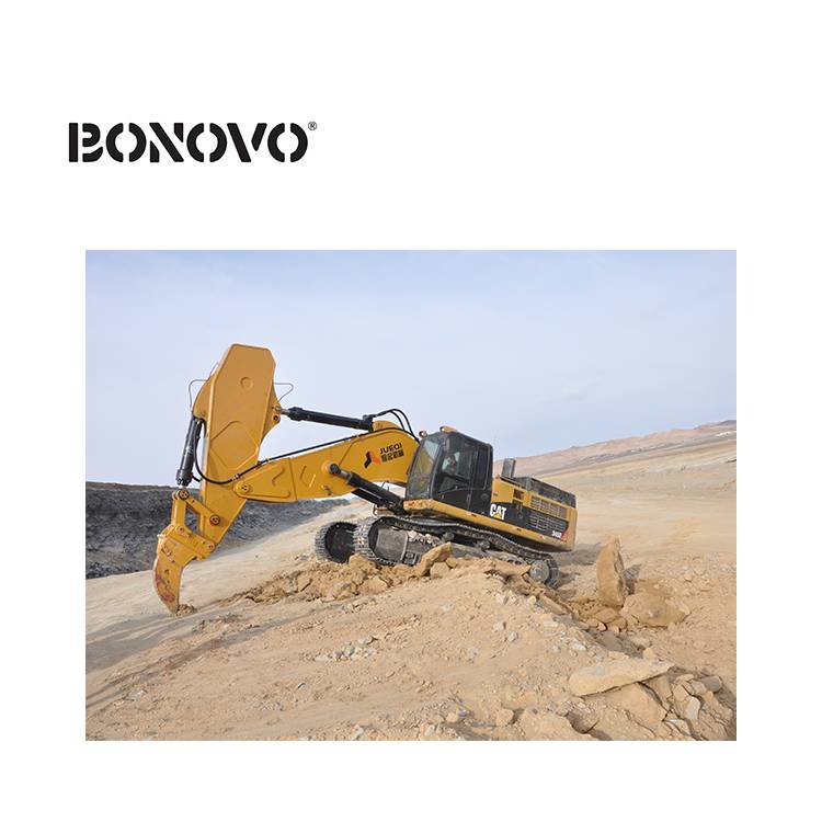 Long arm excavators are used in construction and agriculture