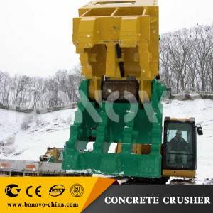 BONOVO Customizable hydraulic concrete pulverized machine for earthmoving