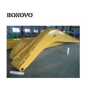 Long reach arm and boom for all excavator types
