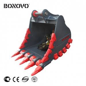 Bonovo factory direct sale extreme-duty bucket rock bucket for digging soft rock