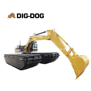 Amphibious Excavator Price New Mini Hydraulic Crawler Excavator with Floating Pontoon