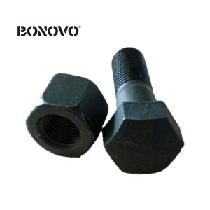 BONOVO Undercarriage Parts Excavator Bulldozer Track Bolts And Nuts