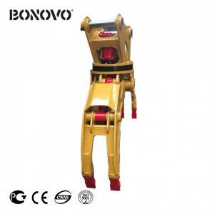 Hydraulic 360 degree rotary grapple from BONOVO factory with excellent aftersales service