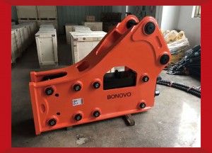 Bonovo China Side breaker Excavator Hydraulic Breaker Hammer for various excavator types