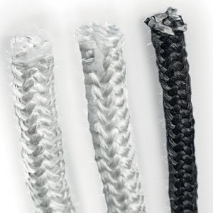 High temperature resistant rope gasket Fiberglass knitted soft cord Fiberglass knitted rope seal