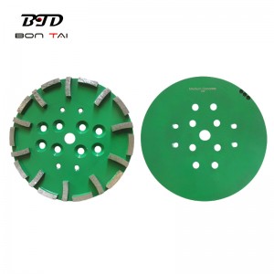 Factory wholesale Trapezoid Diamond Grinding Plate - 10 Inch 250mm Diamond Floor Grinding Disc for Concrete Terrazzo – Bontai