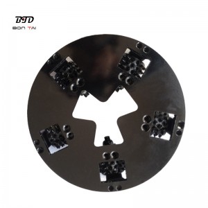 Wholesale Price Diamond Trapezoid Grinding Plates - HTC Diamond Bush Hammer Roller Plate – Bontai