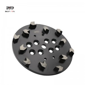 Manufacturer for Diamond Trapezoid Grinding Plate - 10″ 250mm Arrow Diamond Grinding Disc Abrasive Disc for Concrete – Bontai