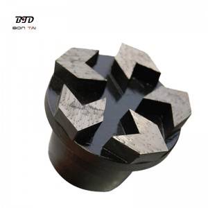 China wholesale Metal Bond Diamond Grinding Shoe - PD74 Arrow segments diamond grinding plug  – Bontai