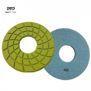 Factory source Resin Floor Polishing Pads - 7″ 180mm Velcro backed diamond polishing resin pads – Bontai