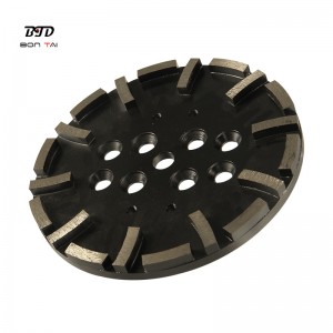 High Quality Concrete Floor Grinding Plate - 10inch 250mm Concrete Floor Diamond Grinding Disc for Blastrac Grinder – Bontai
