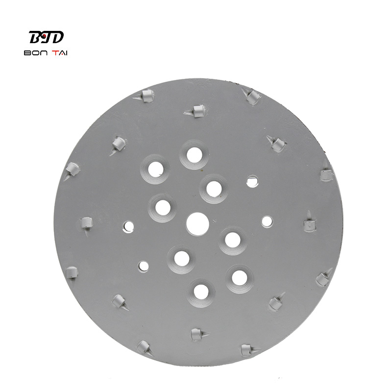 10″ 250mm Concrete Floor Grinding Plate PCD Grinding Disc
