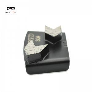 China Cheap price Concrete Diamond Grinding Shoes - Double arrow diamond segments HTC grinding wings  – Bontai