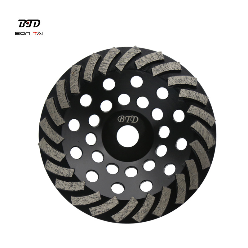 2020 wholesale price Diamond Grinding Wheel - 7 Inch 24Seg.Turbo Abrasive Wheels Diamond Grinding Cup Wheel for Concrete – Bontai