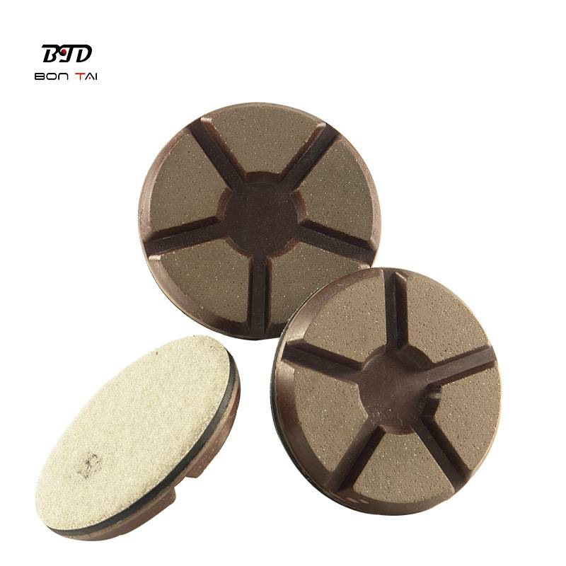 Cheap price China Marble Polishing Pad Supplier - 3″ Transition pad diamond copper bond polishing pads for concrete – Bontai