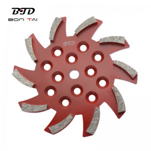 250mm Cyclone Diamond Grinding Plate for Concrete Floor