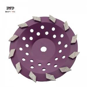 10″ Turbo segmented diamond grinding cup wheels abrasive tools