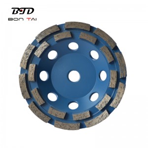 Double Row Cup Wheels for Concrete, Granite, Marble