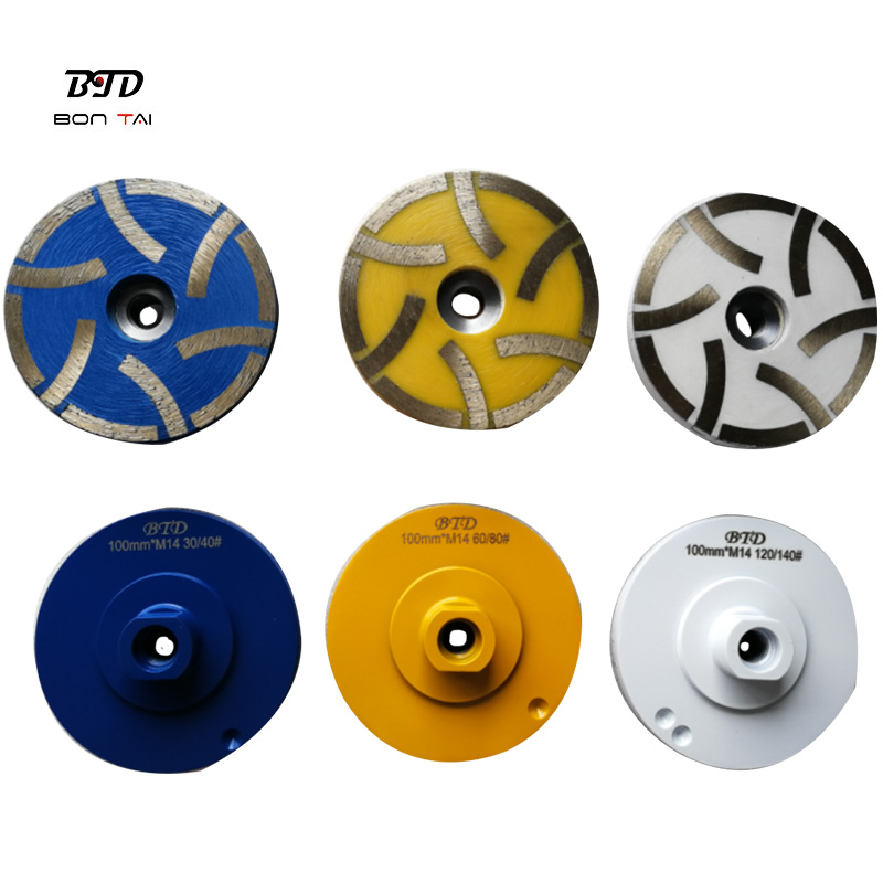 Factory wholesale Sintered Grinding Wheels - 4″ Resin Filled Diamond Grinding Wheel for Stone – Bontai