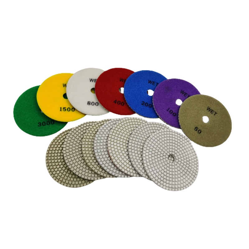 China Factory for Ceramic Polishing Pad - 4inch Diamond Wet Use Resin Polishing Pads for Granite Marble Stone and Concrete – Bontai