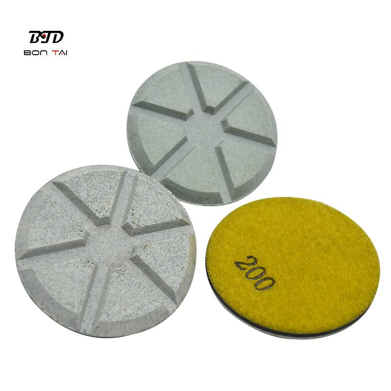 Good quality 3 Step Polishing Pad - 3″ ceramic bond diamond resin polishing pads – Bontai