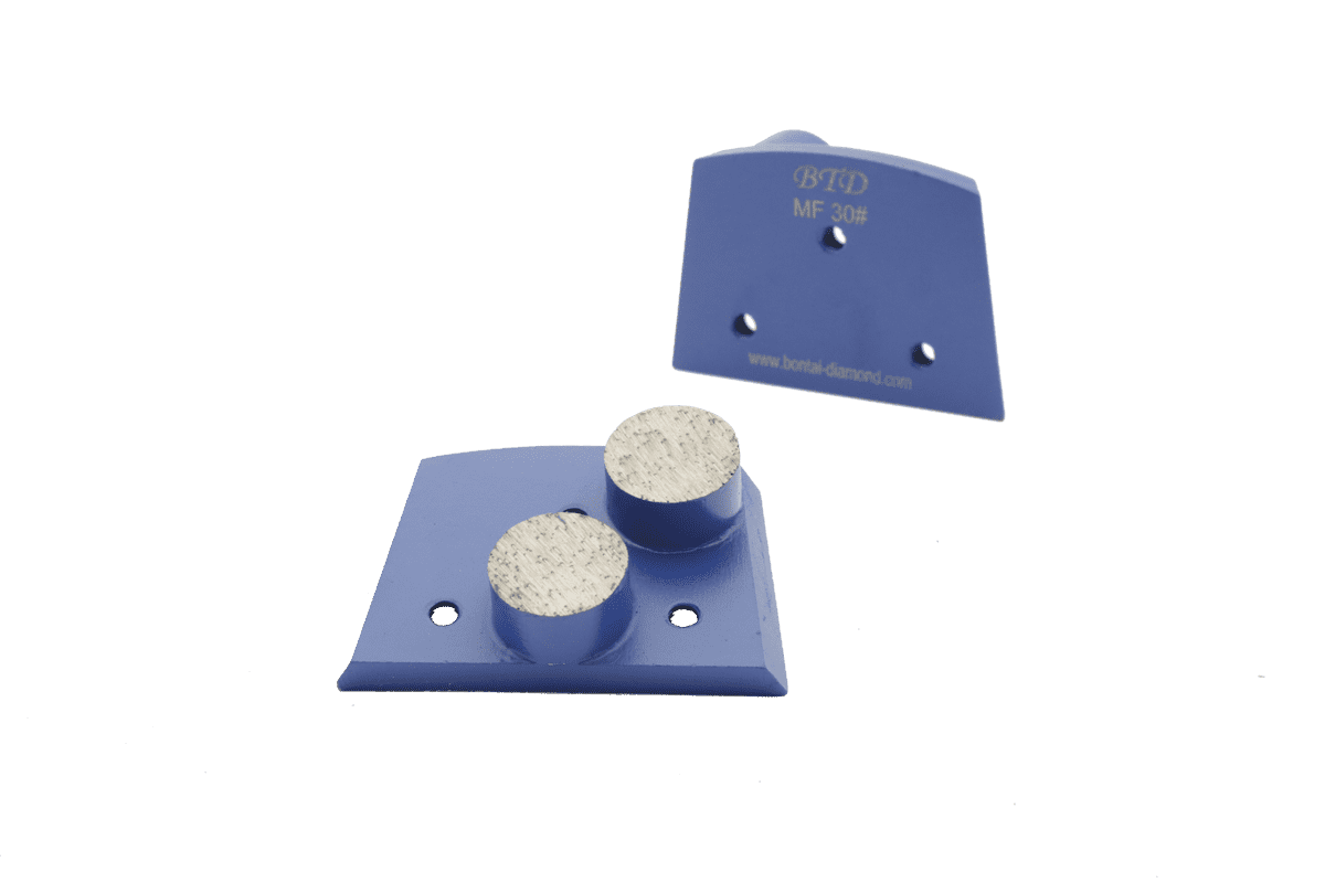 Manufacturer for Grinding Shoe - Lavina diamond grinding shoes with double round segments – Bontai