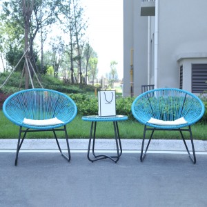 Conjunto de cadeiras de vimbio Acapulco para exteriores