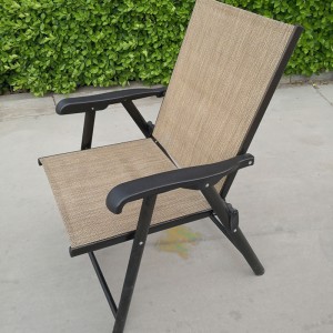 Folding 2*1 550g Sling Chair- កៅអីលំហែរខាងក្រៅដែលអាចបត់បាន។