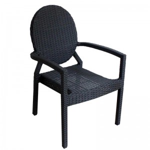 Ghost chair rattan armchair garden leisure chair outdoor dining chair