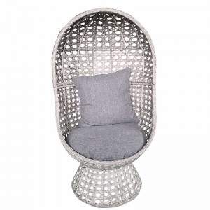Swivel chair rattan cocoon chair rotating egg chair
