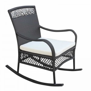 Rattan rocking chair garden armchair relaxing chair