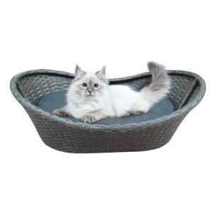 Resin wicker cat dog bed ຮັງສັດຫວາຍ
