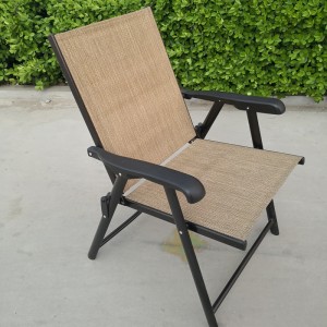 Folding 2*1 550gram Sling Chair- ເກົ້າອີ້ກາງແຈ້ງທີ່ສາມາດພັບໄດ້