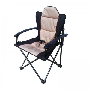 Легке крісло для кемпінгу з плоскою упаковкою Портативний стілець для риболовлі