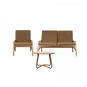3Pcs aluminium sofa set – garden conversation sofa set
